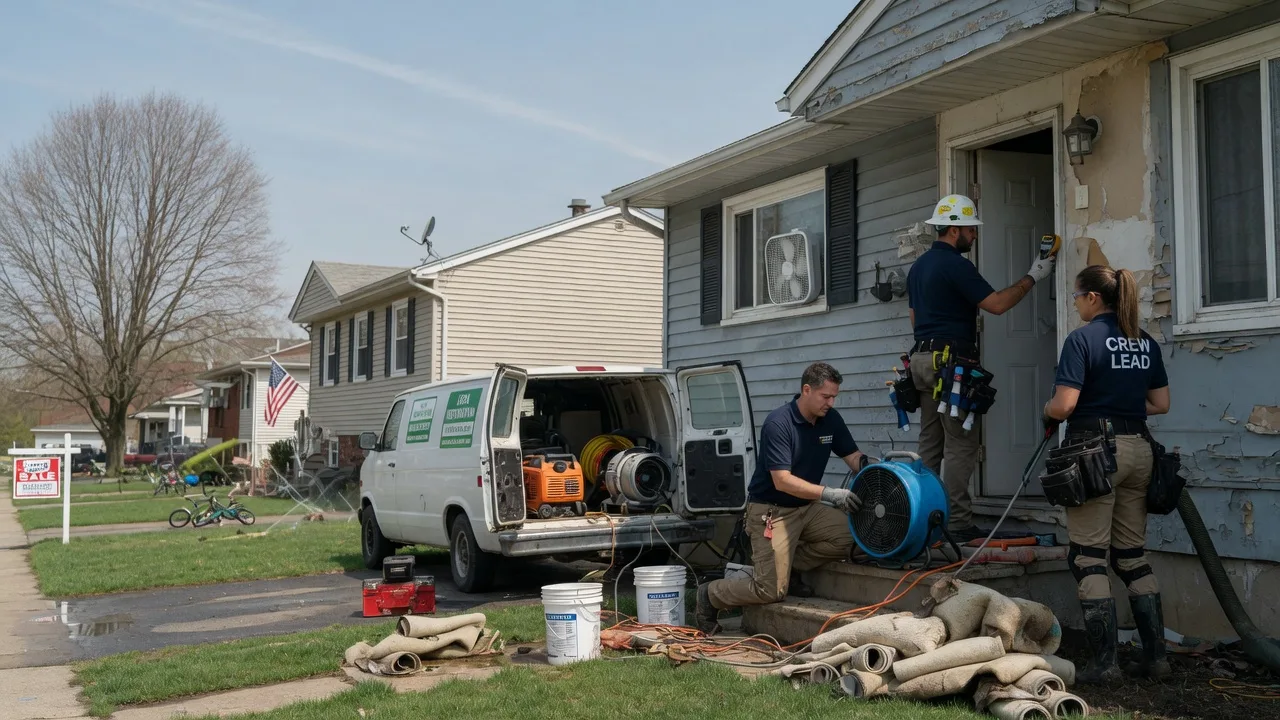 Flood Cleanup in Sicklerville, NJ near me